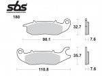 Τακάκια SBS 180HM (FA375)(FD355)